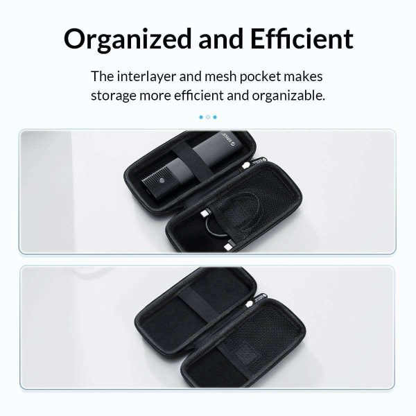 ORICO M.2 Hard Drive Case Portable HDD Storage Protection Bag for External M.2 SSD /USB Cable /U Disk Large Capacity