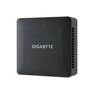 GIGABYTE GB-BRI7H-1355 with 13th Gen Intel Core i7-1355U ,2 x HDMI 2.1, 2 x USB 3.2 Gen 2 Type-C with DP alt Mode, Black Mini-PC Tall Barebone-US cord, Single Unit - Memory and Storage Sold Separately - Intel Core i3-1315U