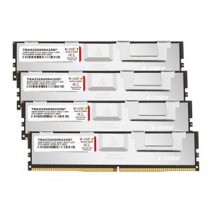 V-COLOR DDR5 128GB (32GBx4) 6000MHz CL32 4Gx4 1Rx4 OC R-DIMM (Overclocking ECC Registered DIMM) 1.25V Memory Ram for TRX50 Workstation (AMD EXPO) (TRA532G60S432Q)