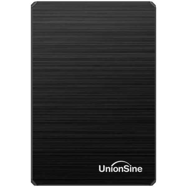 UnionSine 500GB Ultra Slim Portable External Hard Drive USB3.0 HDD Storage Compatible for PC, Desktop, Laptop, Xbox One, Xbox one, PS4(Black)