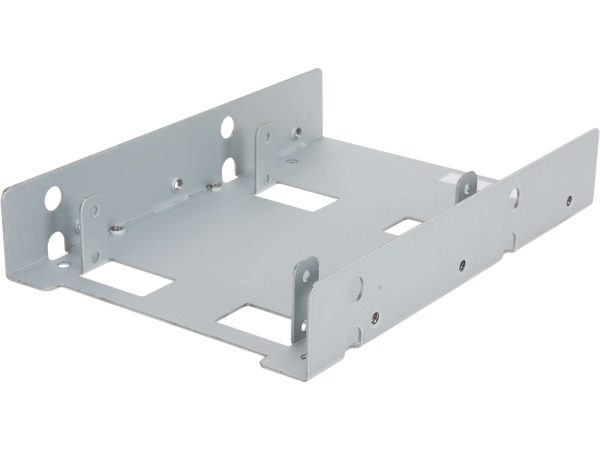 2 x 2.5" to 3.5" Bay Converter - Grey