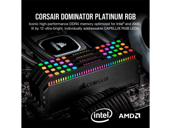 CORSAIR Dominator Platinum RGB 32GB (2 x 16GB) DDR5 5600 (PC5 44800)