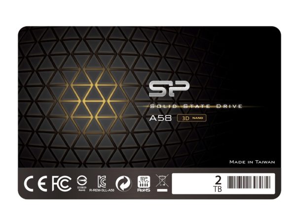 Silicon Power ACE A58 SLC Cache Performance Boost 2.5" 1TB SATA III 3D NAND Internal SSD (SU001TBSS3A58A25SN) - A58 2TB