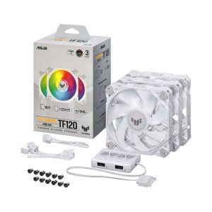 Case Fan - White,3 Fans w/ Controller