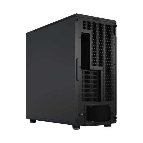 Fractal Design North XL ATX mATX Mid Tower PC Case - Charcoal Black Chassis with Walnut Front and Mesh Side Panel - FD-C-NOR1X-01