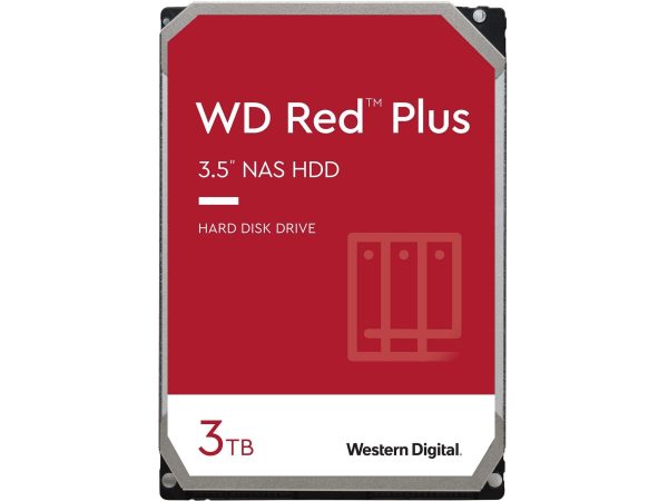 WD Red Plus 4TB 5400 RPM 3.5" - 3TB 64MB Cache