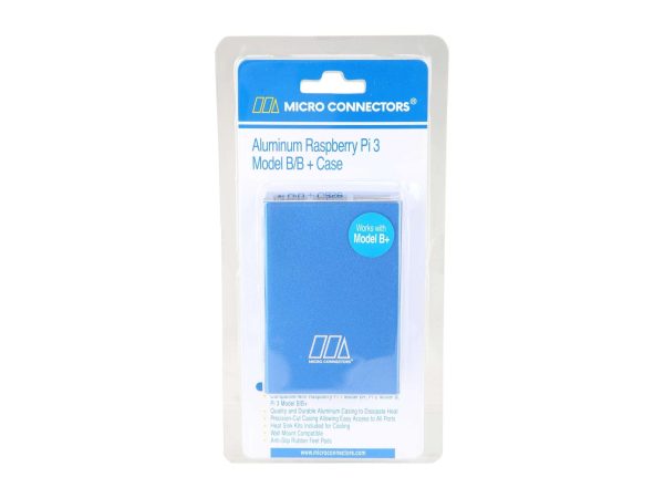 Aluminum Raspberry Pi 3 Model B/B+ Case (Blue)