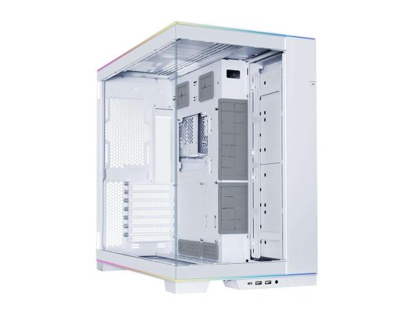 LIAN LI O11 EVO RGB  White Aluminum / Steel / Tempered Glass ATX Mid Tower Computer Case ----O11DERGBW