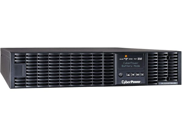 CyberPower Smart App Online OL1000RTXL2U 1000VA 100-125V Pure Sine Wave LCD Rack/Tower UPS - 2200 VA