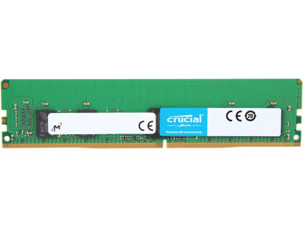 Crucial 32GB DDR4 2666 (PC4-21300) SDRAM Server Memory ECC Registered - 4GB