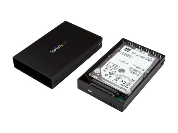 Drive Enclosure for 2.5" SATA SSDs/HDDs - USB 3.1 (10Gbps) - USB-A, USB-C