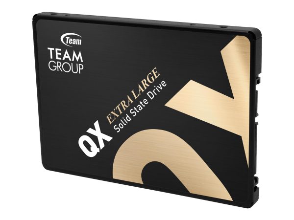Team Group QX 2.5" 512GB SATA III 3D NAND Internal Solid State Drive (SSD), Speed up to 560MB/s, Laptop & PC Desktop compatible (T253X7512G0C101)
