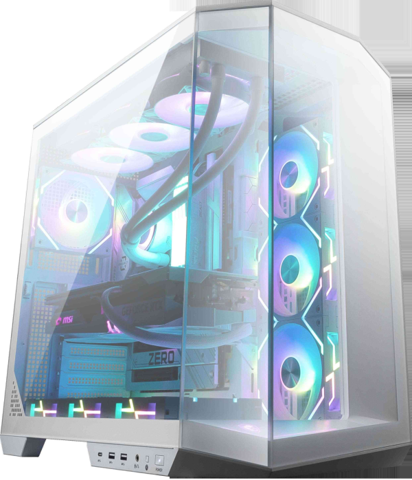 MSI Micro ATX Tower White - 100L PZ, ATX (White)