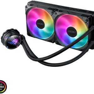 ASUS Liquid Cooling System - 2 Fan Slots (140 mm),Black,ROG STRIX LC II 280 ARGB