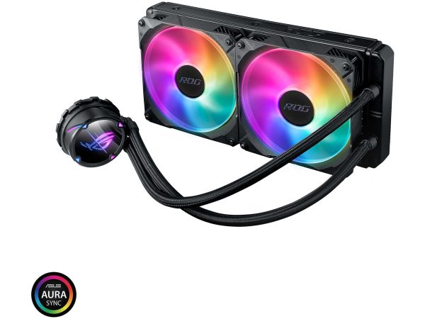 ASUS Liquid Cooling System - 2 Fan Slots (140 mm),Black,ROG STRIX LC II 280 ARGB
