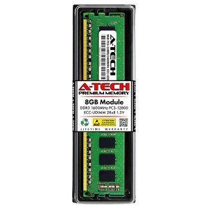 A-Tech 16GB (2x8GB) 2Rx8 PC3L-12800E DDR3 / DDR3L 1600 MHz ECC UDIMM 1.35V ECC Unbuffered DIMM 240-Pin Dual Rank x8 Server & Workstation RAM Memory Upgrade Kit - 8GB,DDR3 1600 (PC3 12800)