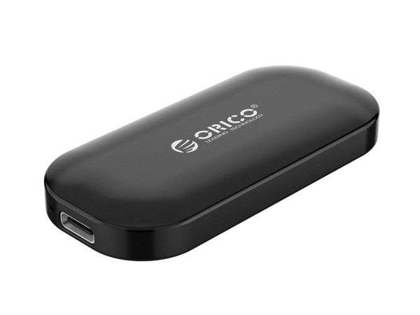 ORICO 250GB Mini Portable NVMe SSD External Solid State Drive with 3D NAND FLASH, Type C USB 3.1 Gen-2 Cable (10Gb/s), C to A cable (540MB/s) High-speed Portable SATA SSD - 500GB,Black