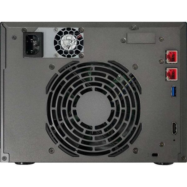 Asustor AS6706T Lockerstor 6 Gen2,4Bay NAS,Quad-Core 2.0GHz CPU,Dual 2.5GbE Ports,8GB DDR4,Four M.2 SSD Slots (Diskless)