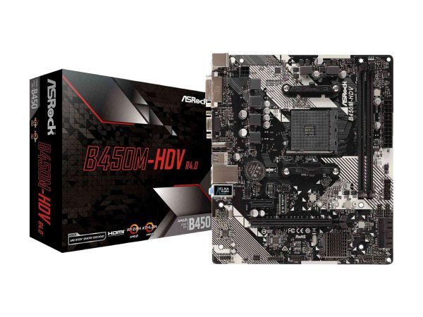 ASRock B450M-HDV R4.0 AM4
