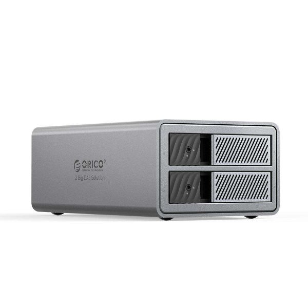 ORICO 4 Bay Hard Drive Enclosure Support 8 RAID Modes USB 3.0 External Hard Drive Docking Station for 3.5inch SATA SSD HDD,up to 88TB,Alluminum DAS PRO Expansion Backup - 2 Bay DAS Pro w/ RAID 9828RU3