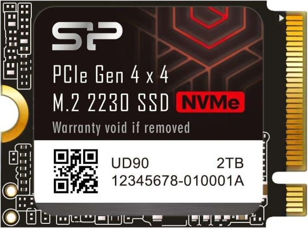 Silicon Power 2TB UD90 NVMe 4.0 Gen4 PCIe M.2 SSD R/W up to 5,000/4,800 MB/s - 2TB 2230 for Steam Deck