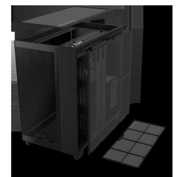 NZXT H9 Flow - All Black - CM-H91FB-01 - Dual-Chamber Mid-Tower Airflow Case
