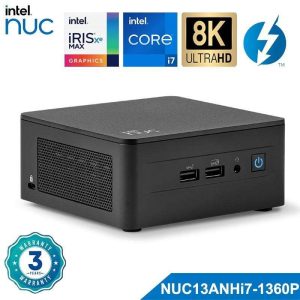 Intel nuc 13 Pro Arena Canyon NUC13ANHi7 Core i7-1360P Latest 13TH Gen Intel Core Processor Intel Iris Xe Graphics Wi-Fi 6E Thunderbolt 4 32G RAM 1T SSD US Power Cord included