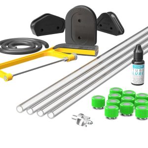 PrimoChill (Complete Kit) 4x 14mm Acrylic/PMMA Tubes, 12x Metrix SX Fitting, Bending Jig/Kit, Cutter and Finishing Bit - UV Green