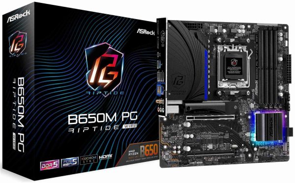 ASRock B650M Pro RS WiFi AM5 
 - B650M PG RIPTIDE WIFI