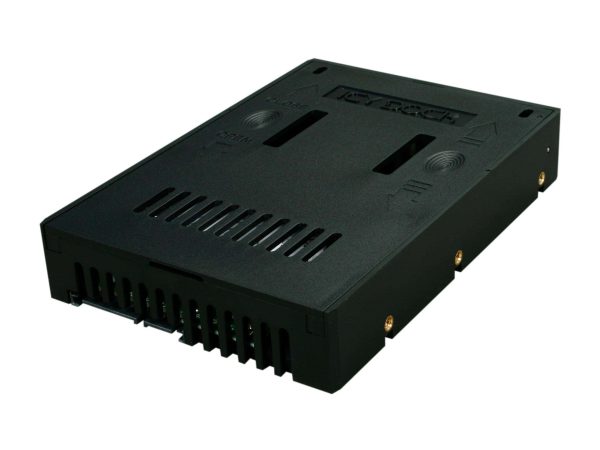 Icy Dock MB882SP-1S-2B | 2.5" to 3.5" SAS / SATA HDD & SSD Converter / Mount / Kit / Adapter | EZConvert - Lite,3.5in SATA Enclosure - 2.5 in SATA/SAS Drive