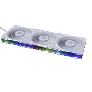 Lian Li UNI FAN TL120 3 PCS PACK Black .  (Fan controller included)- 12TL3B - 120 mm,White,3 Fan Pack w/ Controller,12V