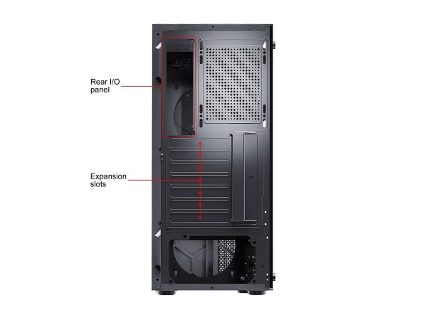 DIYPC ATX Mid Tower Black