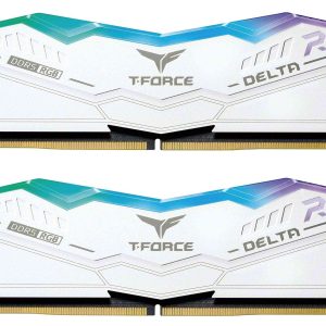 Team T-Force Delta RGB 32GB (2 x 16GB) DDR5 6000 (PC5 48000) - 64GB (2 x 32GB),DDR5 6000 (PC5 48000),38,White