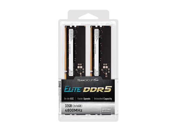 Team Elite 32GB (2 x 16GB) DDR5 4800 (PC5 38400)