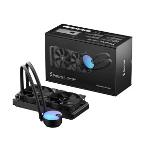Fractal Design Lumen S24 v2 RGB Aspect 12 RGB x2 AIO CPU Liquid/Water Cooler - 2 Fan Slots (120 mm),Non-RGB