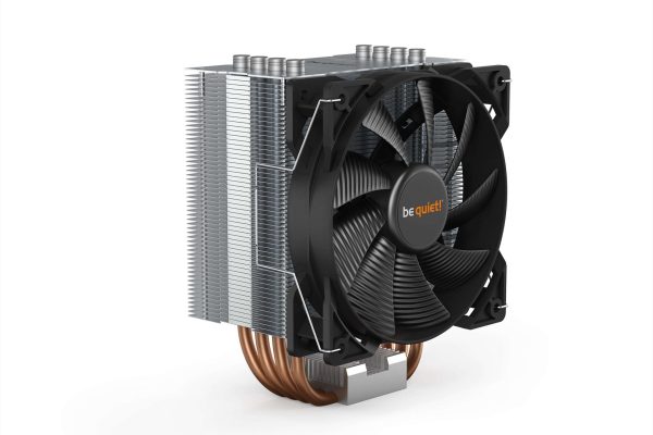 be quiet! Pure Rock 2 CPU Air Cooler | 150W TDP | LGA 1700 1200 2066 1150 1151 1155 2011(-3) Square ILM Compatible | Intel and AMD 4/5 CPU Cooler | Black | BK007 - Silver