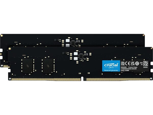 Crucial 16GB DDR5 5600 (PC5 44800) - 64GB (2 x 32GB),DDR5 4800 (PC5 38400),40