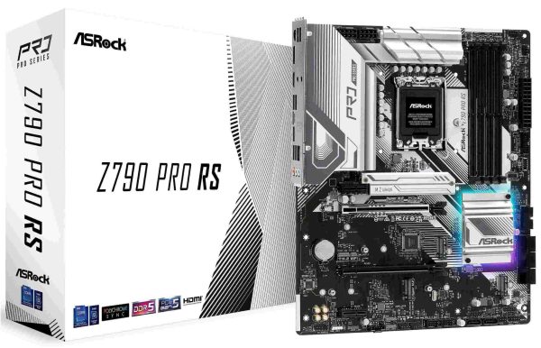 ASRock Z790 PG SONIC Intel LGA1700 (14th,13th,12th Gen) ATX Motherboard, 4 slots DDR5, PCIE 5.0 x16, 5 M.2 slots, 2.5Gb Lan, 7.1 Nahimic Audio, Front USB3.2 Gen2X2 Type_C, 14+1+1 Power Phase - Z790 PRO RS