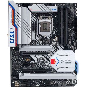 ASUS ROG Maximus XIII Hero (WiFi 6E) Z590 LGA 1200 (Intel 11th/10th Gen) ATX Gaming Motherboard (PCIe 4.0, 14+2 Power Stages, DDR4 5333+, Dual 2.5Gb LAN, Thunderbolt 4 Onboard, Bluetooth v5.2. - Z590 WIFI GUNDAM EDITION
