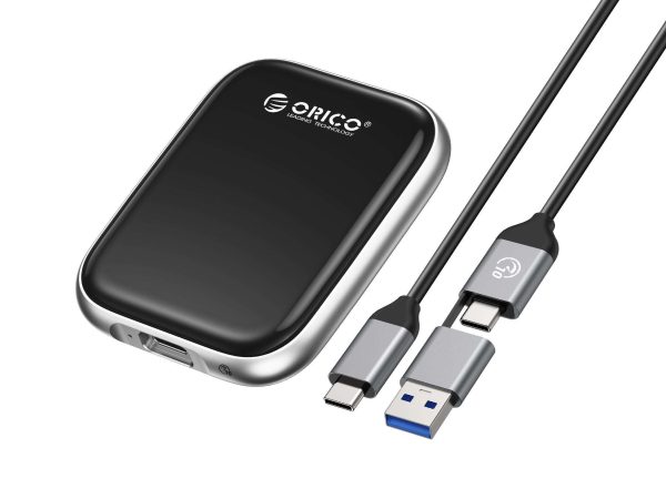 ORICO Beetle Portable SSD 1000MB/S External Solid State Drive 512GB USB 3.2 Gen2 Type C PSSD for Laptop 512GB (10Gbps)