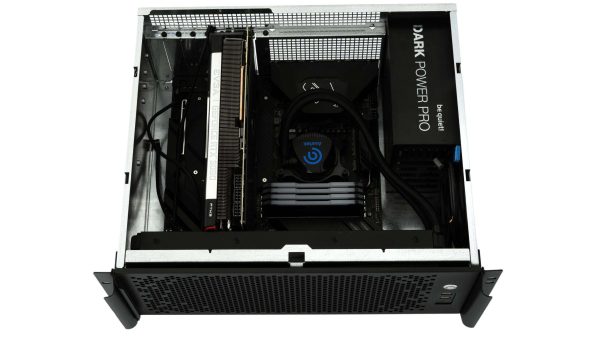 Sliger CX4150a | 4U 15" Short Depth Rackmount Chassis | ATX PSU | ATX Motherboard | 8x PCIe Slot Cutouts | 1x USB C & 2x USB A | Gaming PC | Made In USA