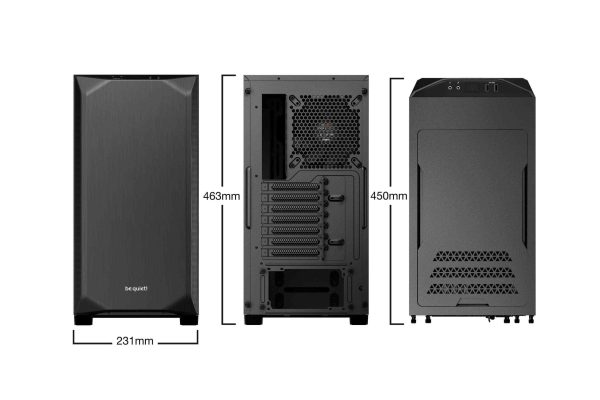 be quiet! Pure Base 500 Black ATX Mid Tower Silent Computer Case