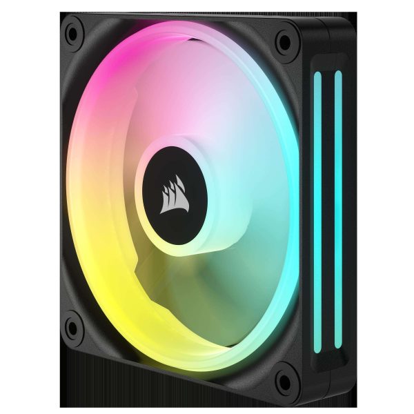CORSAIR QX RGB Series, iCUE LINK QX120 RGB, 120mm Magnetic Dome RGB Fan, Starter Kit