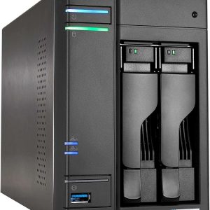 Asustor AS6706T Lockerstor 6 Gen2,4Bay NAS,Quad-Core 2.0GHz CPU,Dual 2.5GbE Ports,8GB DDR4,Four M.2 SSD Slots (Diskless) - 2-Bay,Intel Celeron,4GB DDR4,2 x DDR4 SODIMM,AS6702T