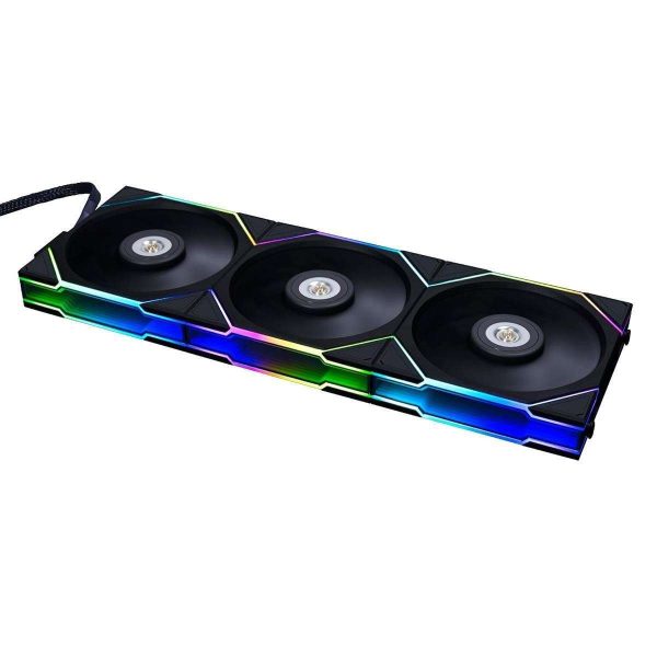 Lian Li UNI FAN TL120 3 PCS PACK Black .  (Fan controller included)- 12TL3B