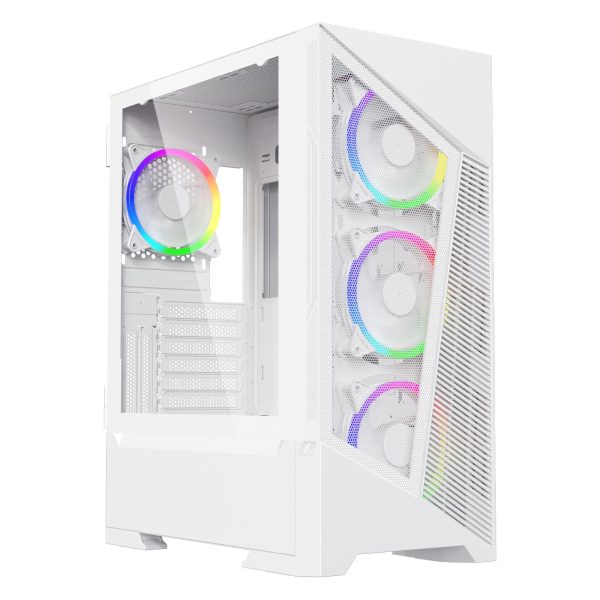 DIYPC ATX Mid Tower White