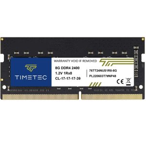 Timetec Hynix IC DDR4 2666MHz PC4-21300 Unbuffered Non-ECC 1.2V CL19 260 Pin SODIMM Laptop Notebook Computer Memory RAM Module Upgrade(4GB) - 8GB,DDR4 2400 (PC4 19200),17
