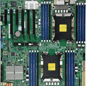 Supermicro MotherBoard MBD-X11DPI-NT-O Xeon Dual Socket LGA3647 C622 Max.2T PCI Express E-ATX (MBD-X11DPI-NT-O) - Dual LAN with GbE