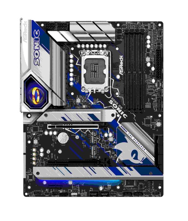 ASRock Z790 PG SONIC Intel LGA1700 (14th,13th,12th Gen) ATX Motherboard, 4 slots DDR5, PCIE 5.0 x16, 5 M.2 slots, 2.5Gb Lan, 7.1 Nahimic Audio, Front USB3.2 Gen2X2 Type_C, 14+1+1 Power Phase