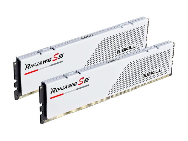 G.SKILL Ripjaws S5 Series 32GB (2 x 16GB) DDR5 6000 (PC5 48000) - 32GB (2 x 16GB),DDR5 6000 (PC5 48000),30,White